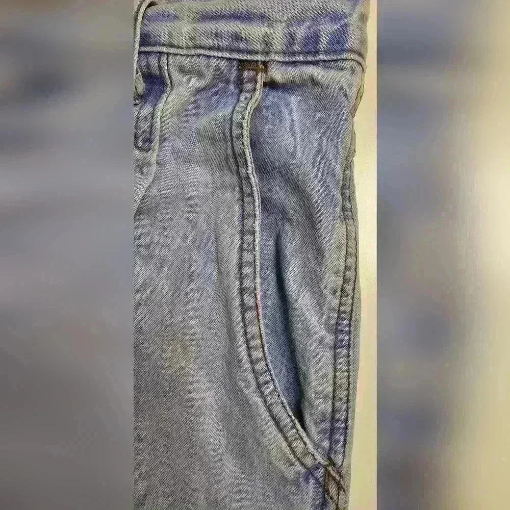 Vintage Bill Blass Cuffed Jean Shorts Size 12 - Picture 2 of 11
